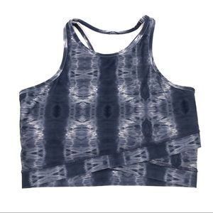Scorpio Sol Blue Tie Dye Crop Tank